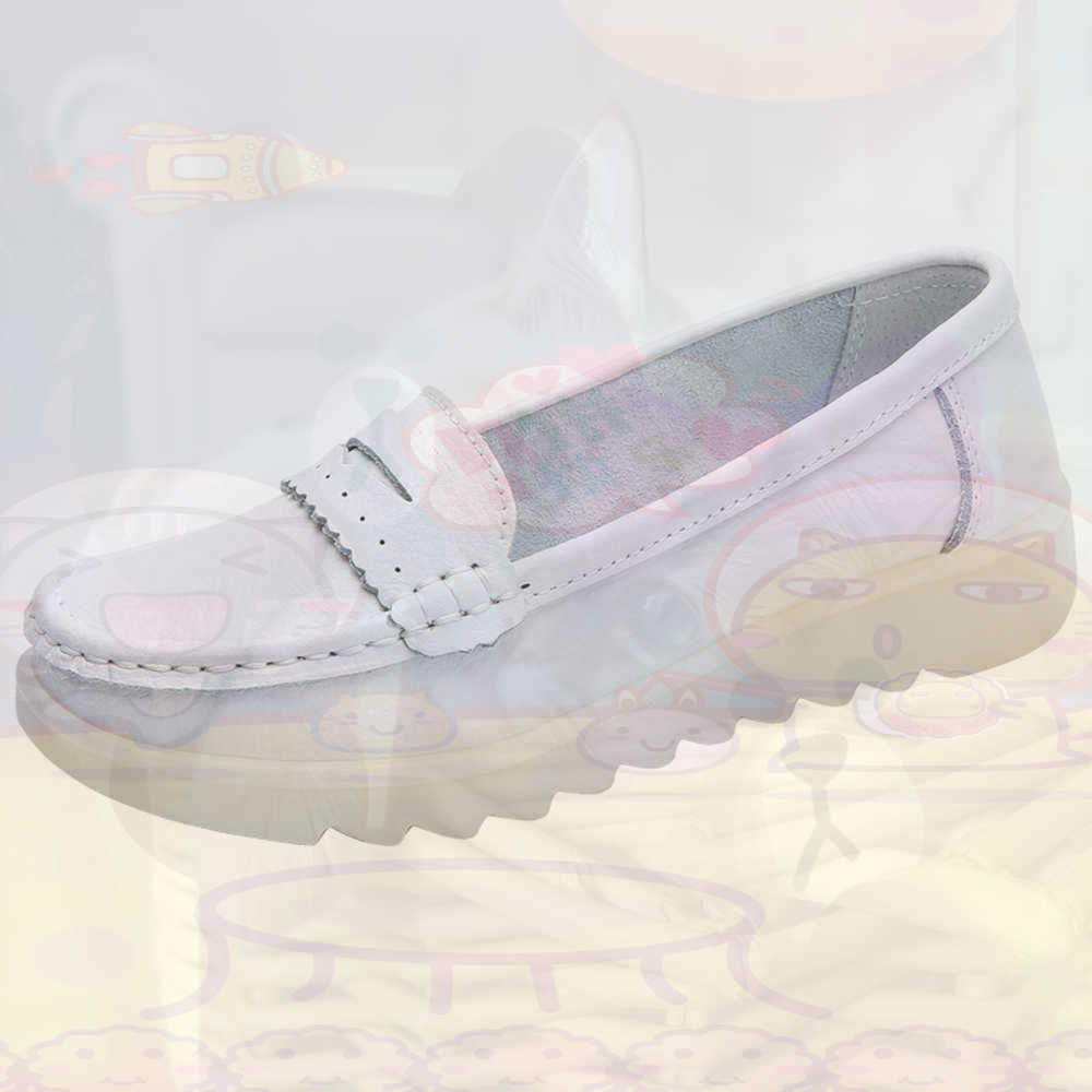 Streetwear Brand Model - Moccasin Driving Teenage Sneakers Skateboarding Women's