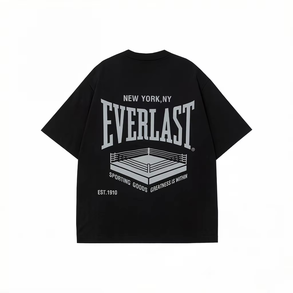 Streetwear Brand Rings - Boxing Ring Heavyweight Brand T-Shirt Cotton