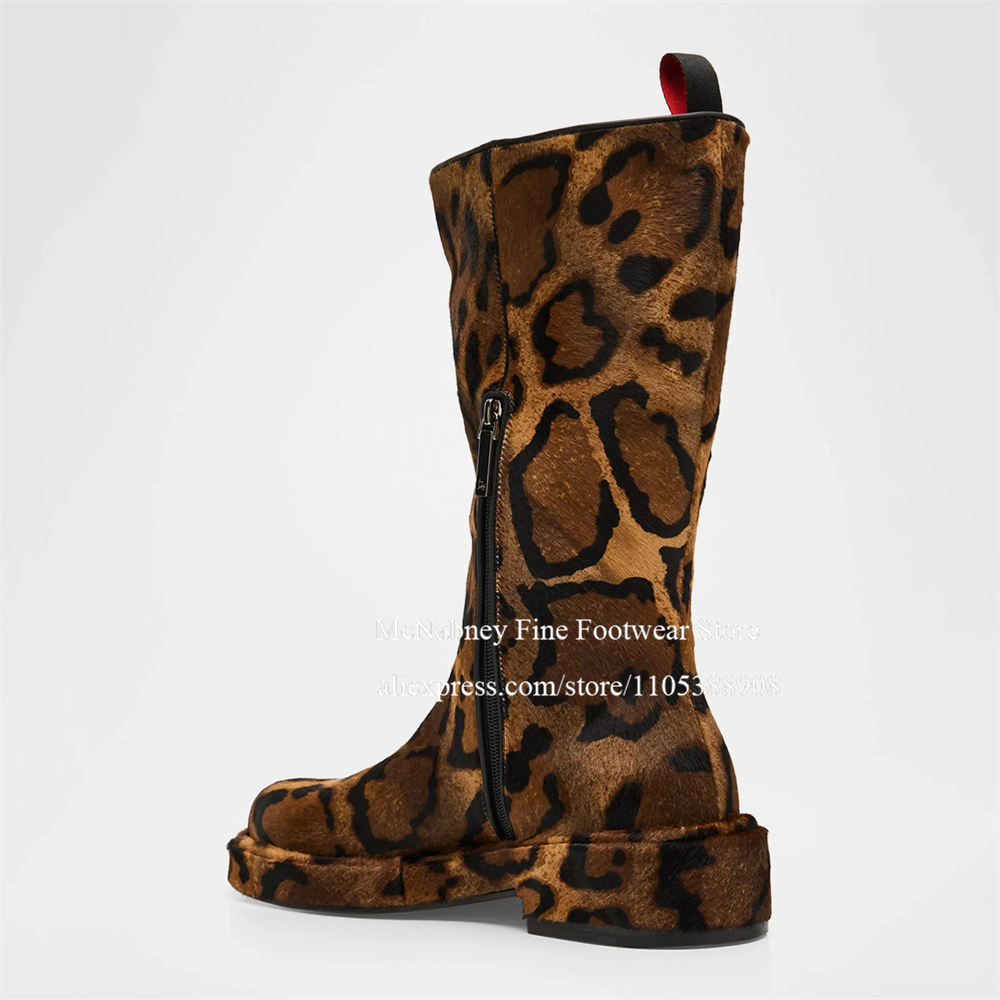 Leopard Print Calf Hair Side Z - Streetwear Zipper review and price