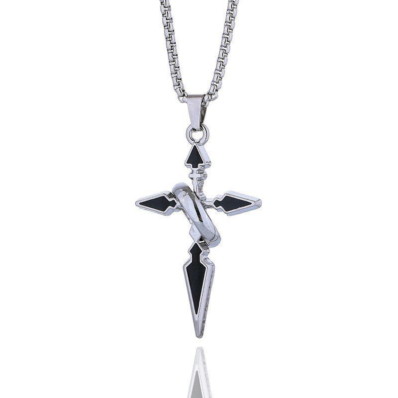 Trendy Brand Cross Pendant Nec - Streetwear Brand Rings review and price