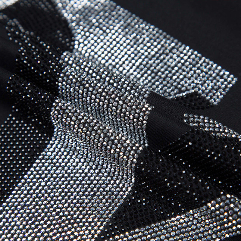 2025 Letter Rhinestones T Shir - Streetwear Brand England review and price