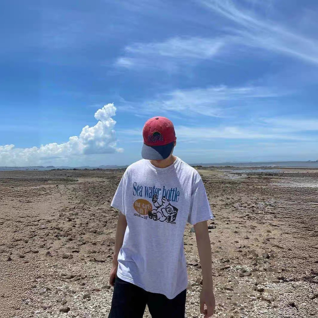 Summer New Loose Polar Bear Pr - Streetwear Brand Label review and price