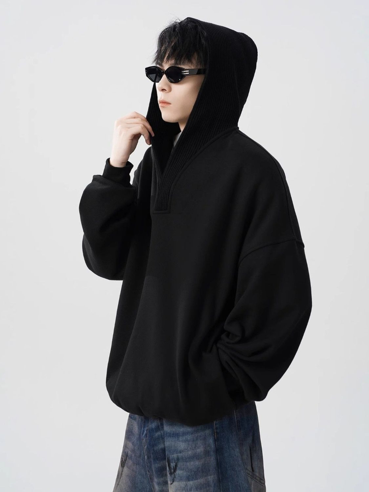 Plain Cotton Leisure Loose Swe - Streetwear Brand Aesthetic review and price