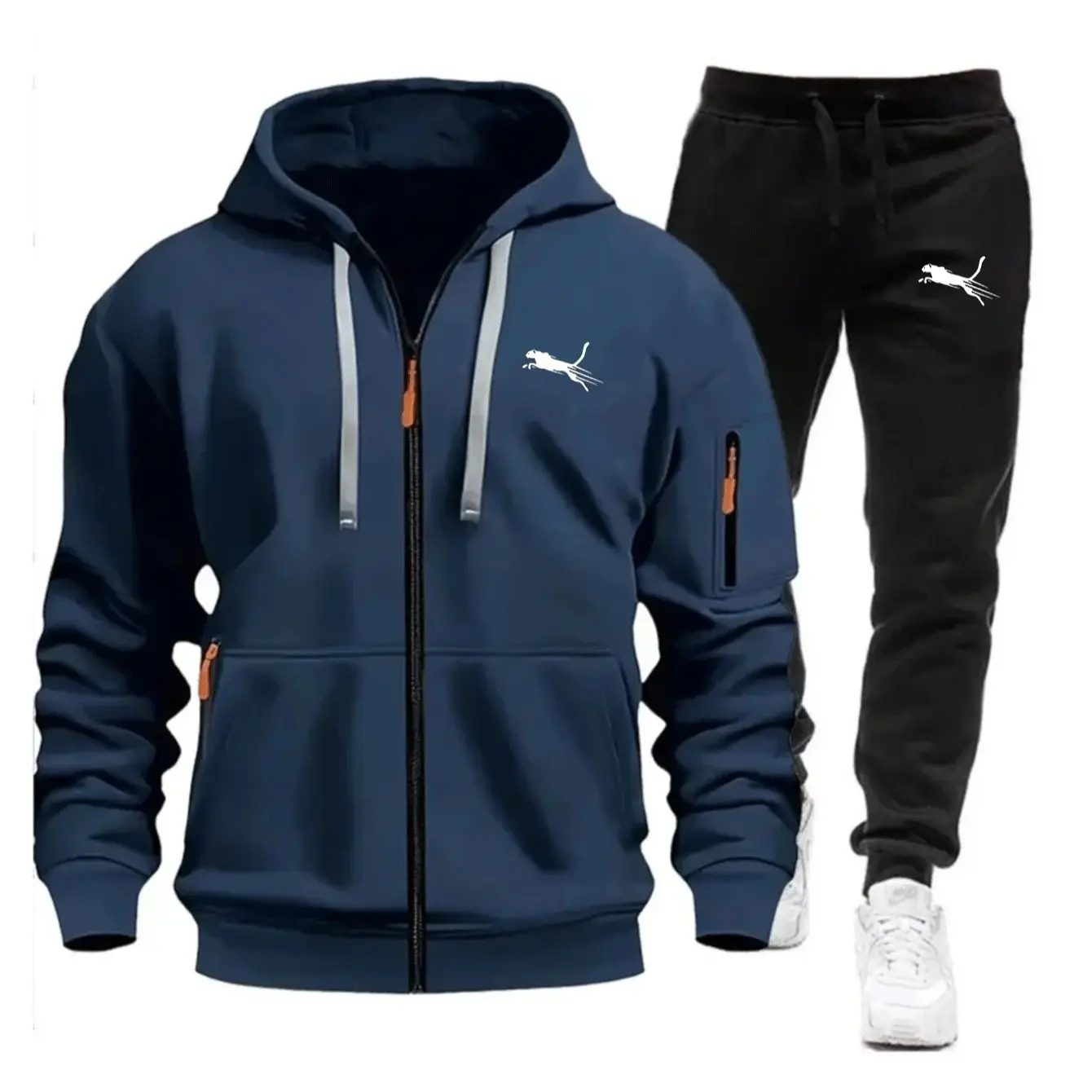 Men Casual Sweatshirt Suit Dai - Streetwear Zipper review and price