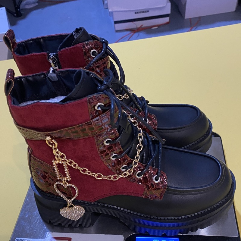Womens Gothic Spliced Platform - Streetwear Zipper review and price